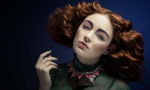 Red Head Waves - Hair & Make Up by Jaime Leigh McIntosh